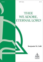 Thee We Adore, Eternal Lord SATB choral sheet music cover